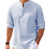 Camisa pólo de manga comprida