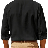 Camisa de linho elegante