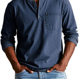 Lenoir™ | Camisa vintage de manga comprida
