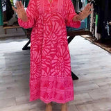 Mira | Vestido estampado com decote em V (quase esgotado)