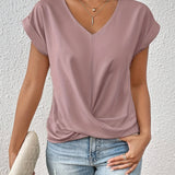 Eloise™ | Camiseta casual com decote em coração