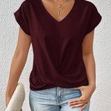 Eloise™ | Camiseta casual com decote em coração