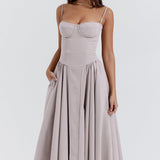 Kiki | Vestido midi retrô
