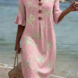 Moda Lusitana - Vestido Florido Casual