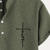 Moda Lusitana - Camisa Elegante com Colarinho Moderno