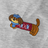Embroidered Puppy Sweatpants