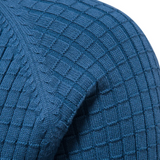 Camisola com padrão de grelha para homem