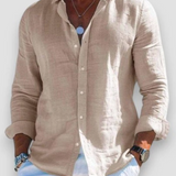 Moda Lusitana - Camisa Casual de Algodão