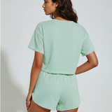 Tranquil Striped Pajama Set