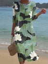 Verde Preto Floral