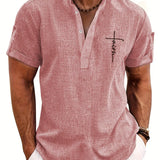 Moda Lusitana - Camisa Elegante com Colarinho Moderno