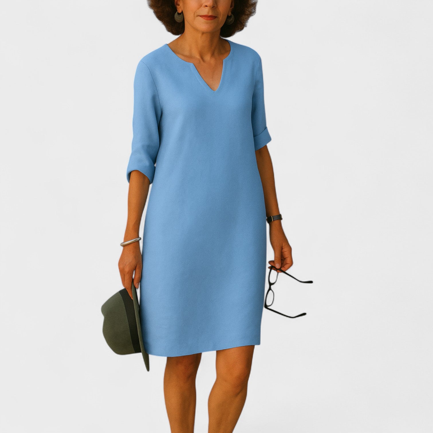 Vestido Elegância sem esforço