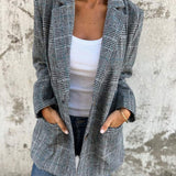 Checked Blazer