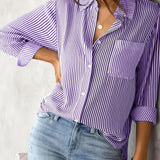 Svala Striped Summer Blouse