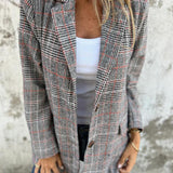 Checked Blazer