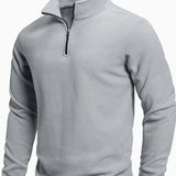 Camisola de manga comprida com fecho
