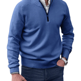 Camisola casual com fecho