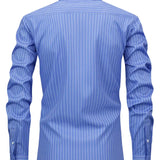 Camisa às riscas chique