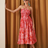 Moda Lusitana - Vestido Midi Hera Vermelha
