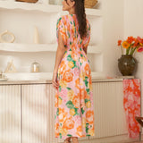 Moda Lusitana - Vestido Midi Suri Rosa
