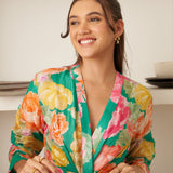 Moda Lusitana - Vestido Floco de Neve Verde
