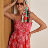 Moda Lusitana - Vestido Midi Hera Vermelha
