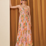 Moda Lusitana - Vestido Midi Hera Rosa