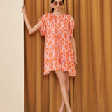 Moda Lusitana - Vestido Rosetta Laranja