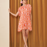 Moda Lusitana - Vestido Rosetta Laranja