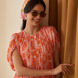 Moda Lusitana - Vestido Rosetta Laranja