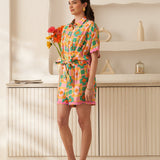 Moda Lusitana - Macacão Curto Rainha Verde