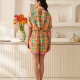 Moda Lusitana - Macacão Curto Rainha Verde