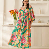 Moda Lusitana - Vestido Midi Encantado Verde
