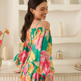 Moda Lusitana - Vestido Midi Encantado Verde