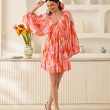 Moda Lusitana - Vestido Nyra Laranja