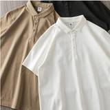 Camisa pólo de algodão para homem