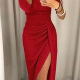 Vestido chique ombros à mostra