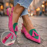 Moda Lusitana - Slingbacks de Pele com Detalhe