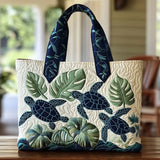 Moda Lusitana - Saco Tote Acolchoado com Tartarugas
