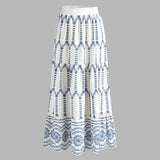 Moda Lusitana - Conjunto Cropped e Saia Bordada