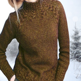 Marijke | Suéter elegante de gola alt