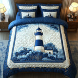 Conjunto de Roupa de Cama Acolchoada de 3 Peças Brisa dos Farol