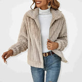 SVEVA™ | CARDIGAN DE PELÚCIA ELEGANT