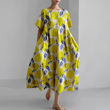Limone - Vestido confortável com frutas