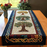 Caminho de Mesa Acolchoado Árvore Celta