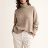 Soft High-Neck Sweater