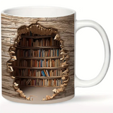 Caneca dos Biblioteca com Efeito dos Calor 3D