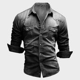 Camisa de ganga elegante
