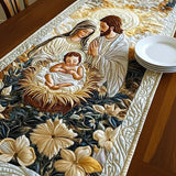 Caminho de Mesa Acolchoado Manjedoura Divina