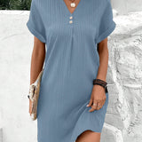 Emilia - Vestido estiloso com efeito barriga lisonjeiro
